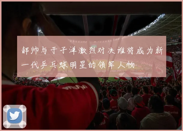 郝帅与于子洋激烈对决谁将成为新一代乒乓球明星的领军人物